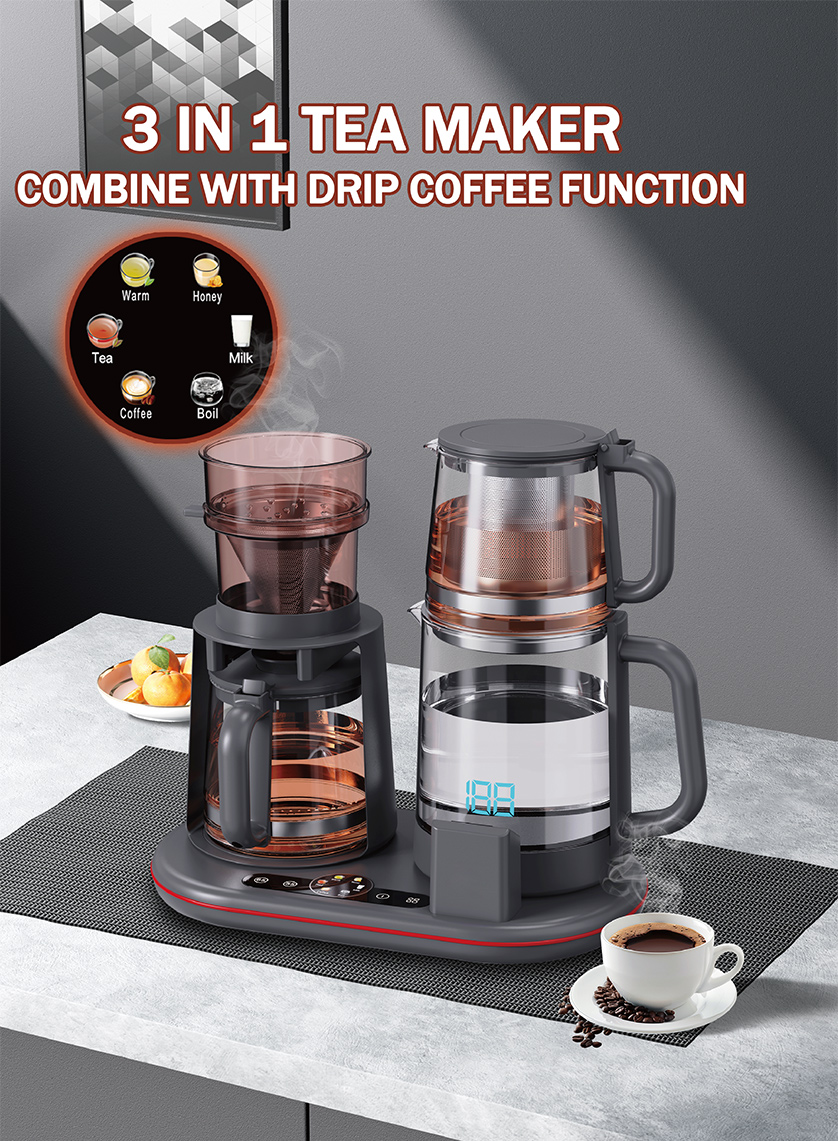 1.7L+1.1L Electric Kettle