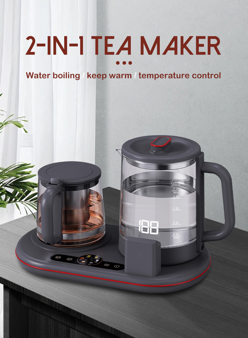 2-IN-1 GLASS TEA MAKER