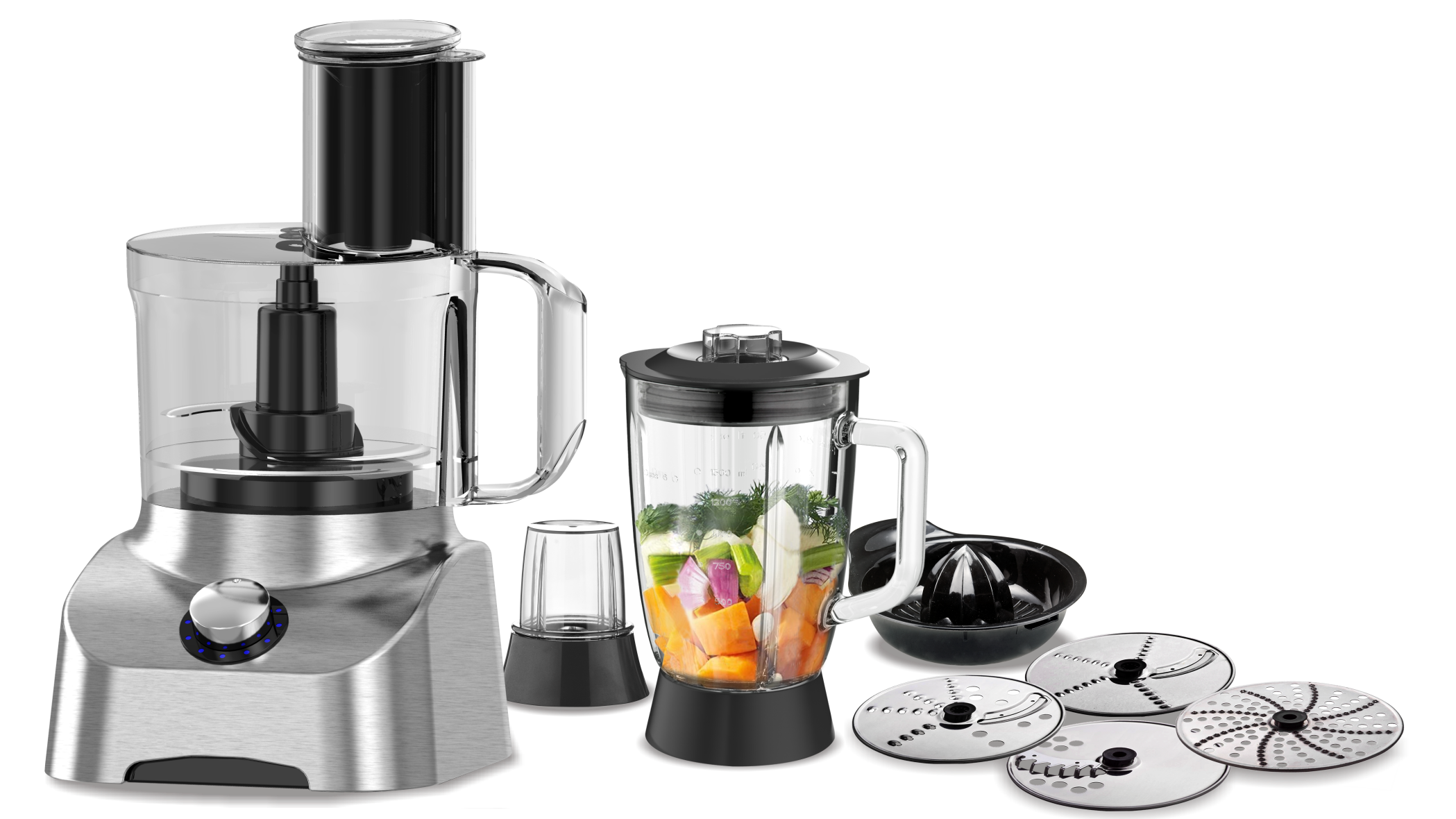 Multi-functional Factory Table Blender Food Slicer Meat Chopper With Large Non-slip feet