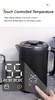 New Design Cordless Samavar Turkish Tea Maker Digital Touch Screen Control Temperature Keep Warm Kettle with Handle