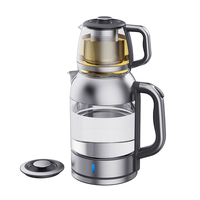 Hot Sale 2.0LElectric Glass Kettle With 1.0l Electric Teapot Double Layer Electric Turkish Tea Maker Home Appliance 