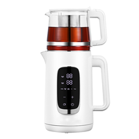 1800W Fast Water Boiler Kitchen Appliance Cordless Kettle Two Layers Glass Kettle Electric Tea Pot