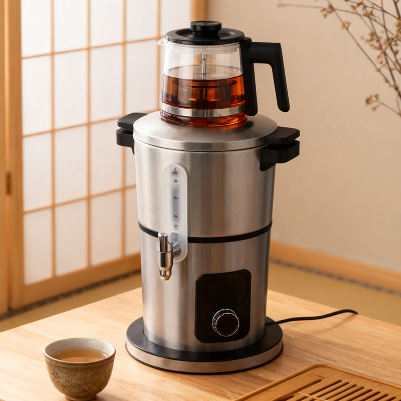 Home Appliances Tea Maker Electric Samovar SUS 304 Stainless Steel Material Wholesale Electric Tea Boiler Kettle Samovar