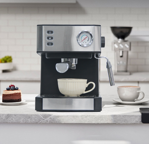 Espresso Drip Electric Coffee Maker Machine 20Bar Cappuccino Coffee Machine With 1.6l Detachable Transparent Water Tank 