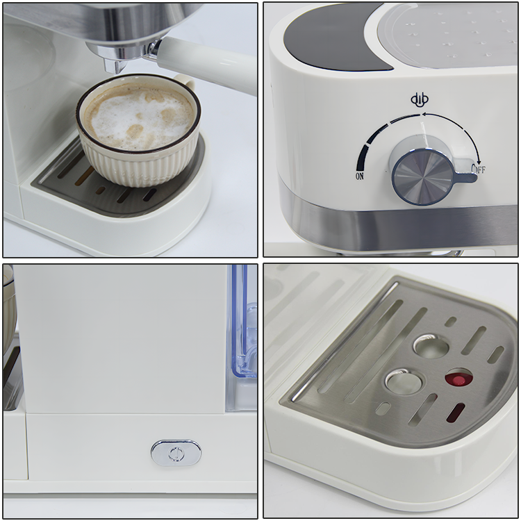 Coffee Machine Supplier 20 Bar Automatic Coffee Maker Household Maquina Cafe Cafetera Italiana 2 IN 1 Espresso machine