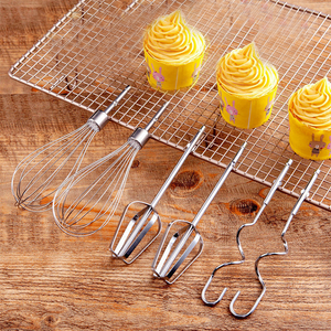 Whisk Dough Hook Household Gifts Kitchen Mixers Egg Beater Handheld Hand Mixer Electric Whisk Blender Spare Parts Egg Beater