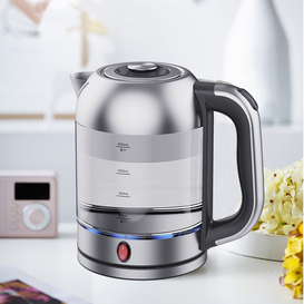 Mini Electric Portable Tea Kettle 2.0L Glass Body Water Boiler With Keep Warm Feature Glass Kettle Electric Tea Maker Machine 