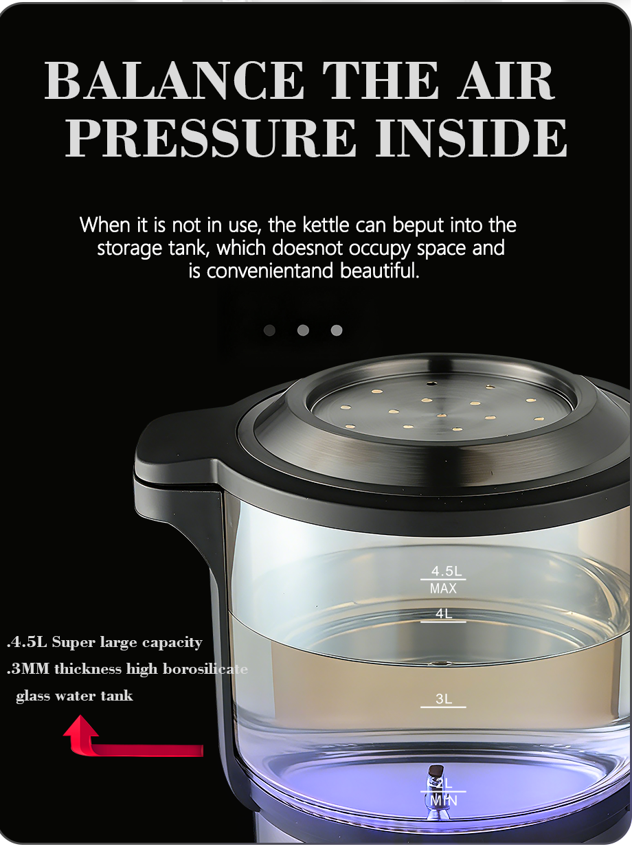 High Quality 5.6l Stainless Steel Samovar Tea Maker Boil Dry Protection Electric Water Kettle Turkey Tea Samovar of Tea Urn