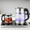 Household Digital Control Type Chinese Tea Maker Water Boiler With Tray 1.7L+1L Capacity Turkish Tea Kettle and Glass Teapot 