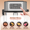 Kitchen Appliances Three in One Air Fryer with Glass Visible Air Fryer Flip Head with Electric Grill and Hot Pot