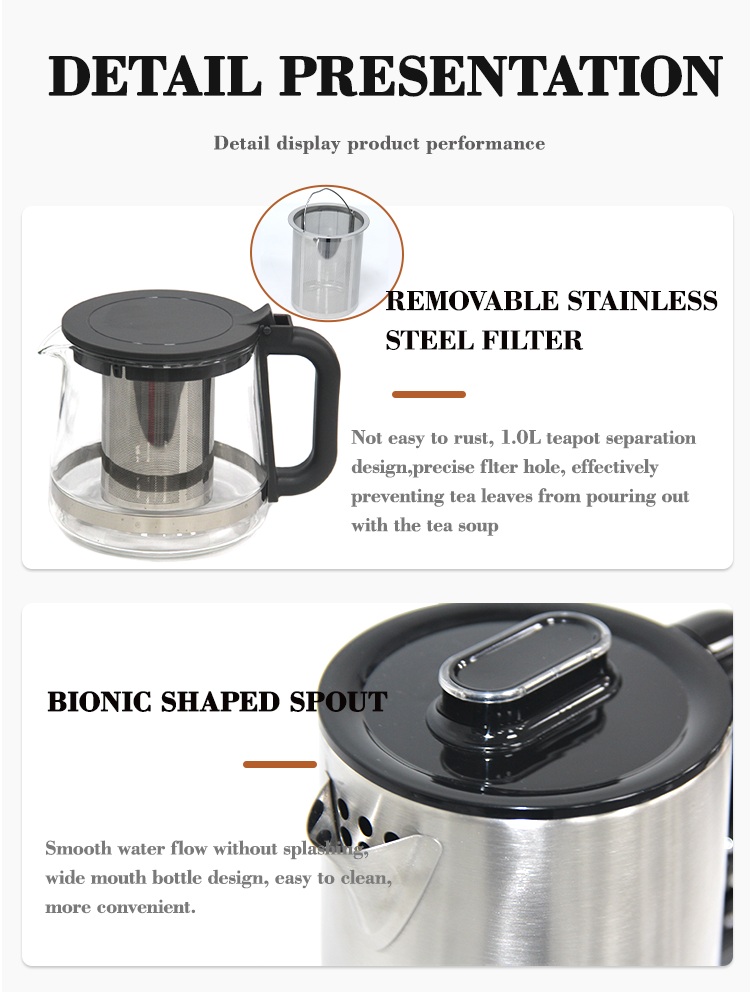 REMOVABLE STAINLESS STEEL FILTER