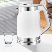 YUEKON Kitchen Appliances Double Wall Stainless Steel 2l Electric Tea Pot Electric Kettle With 360 Degree Base 