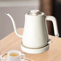 Top Seller 304 Stainless Steel Electric Kettle 800ml Electric Tea Kettle Electric Coffee Pot Hot Water Pour Over Gooseneck Kettle