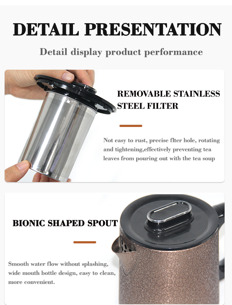 Removable Stainless Steel Filter