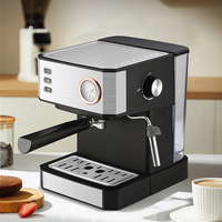 Professional Espresso Coffee Machine Electric Espresso Pod Products Cafe 1.6l Automatic Coffee Maker For Commercial Use