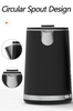 2.6l Digital Tea Maker Safety Screen Touch Double Wall Electric Samovar Stainless Steel Electric Tea kettles For High Tea