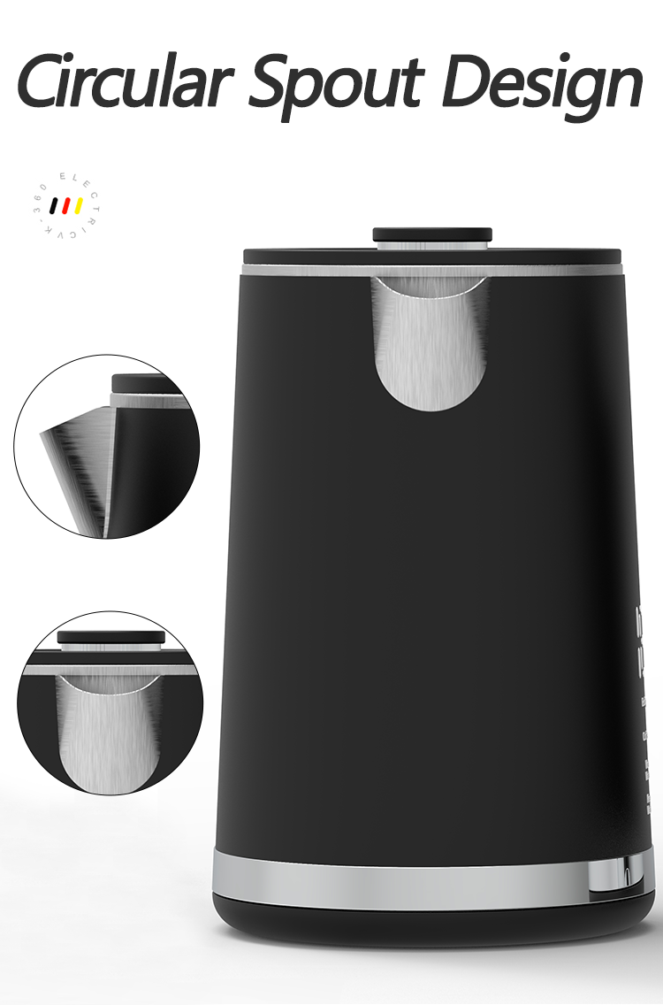 2.6l Digital Tea Maker Safety Screen Touch Double Wall Electric Samovar Stainless Steel Electric Tea kettles For High Tea