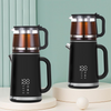 2 In1 Double Layer Tea Maker Coffee Glass Tea Maker Cordless Kettles Double Wall Digital Kettle With Temperature Control