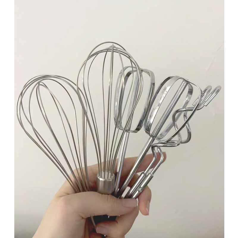 Household Whisk Head And Noodle Stick Cream Egg White Whisk Stick Mini Hand Held Egg Mixer Beater For Making Dessert