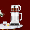 Electric Double Glass Kettle with Warmer Temperature Control Glass Tea Pot Design, Samovar Turkish Tea Maker