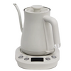 YUEKON Goose Neck Kettle White Stainless Steel Teapot Smart Pour Over Coffee Tea Adjustable Temperature Electric Kettle