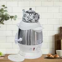 Best Quality Commercial Samovar Tea Kettle Multifunctional 4l Electric Kettle Stainless White Ceramic Samovar