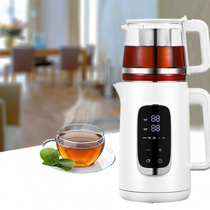 Hot Sale 1.5l Tea Maker Electric With Water Boiler 1.1l Teapot Borosilicate Glass