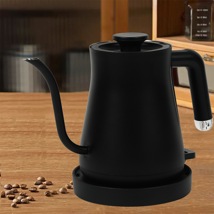 600ml 1200w Stainless Steel Coffee Tea Pot Pour Over Coffee Kettle Gooseneck Electric Kettle