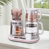 1500W Multifunctional Glass Kettle Smart Wireless Double Kettle Electric Teapot Coffee Pot Set Temperature Control Digital