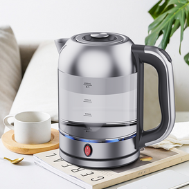 Appliances Kitchen Home Water Boil Glass Teapot 2.0l Portable Cordless Electric Kettle Glass Tea Maker Machine 