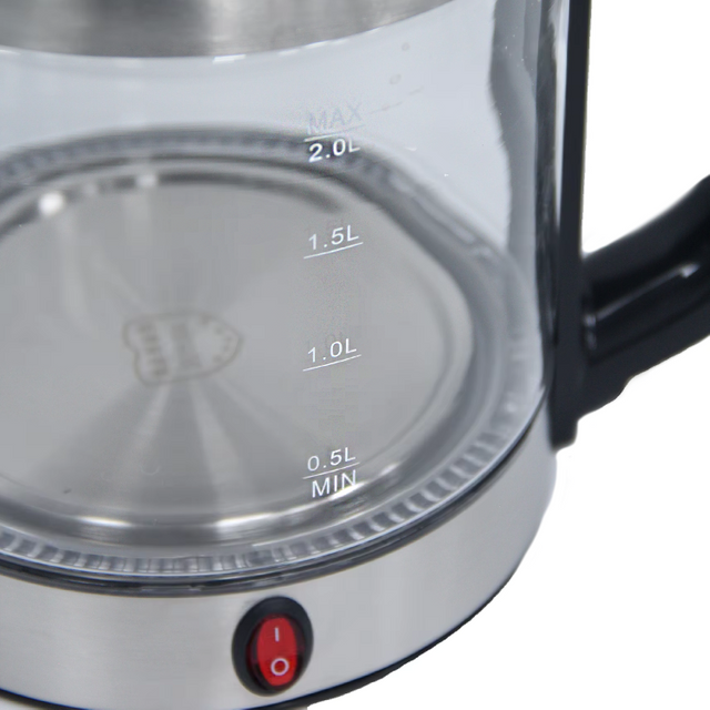 Home Appliances Kitchen Water Boil Glass Teapot Blue Led Tea Maker Machine Tea Maker Electric Kettle With Glass