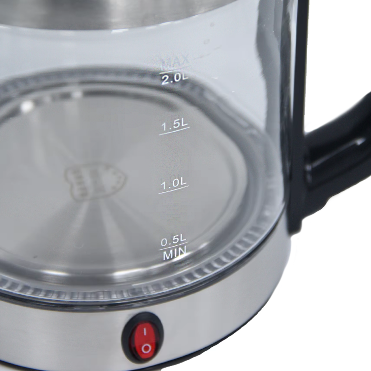 Home Appliances Kitchen Water Boil Glass Teapot Blue Led Tea Maker Machine Tea Maker Electric Kettle With Glass