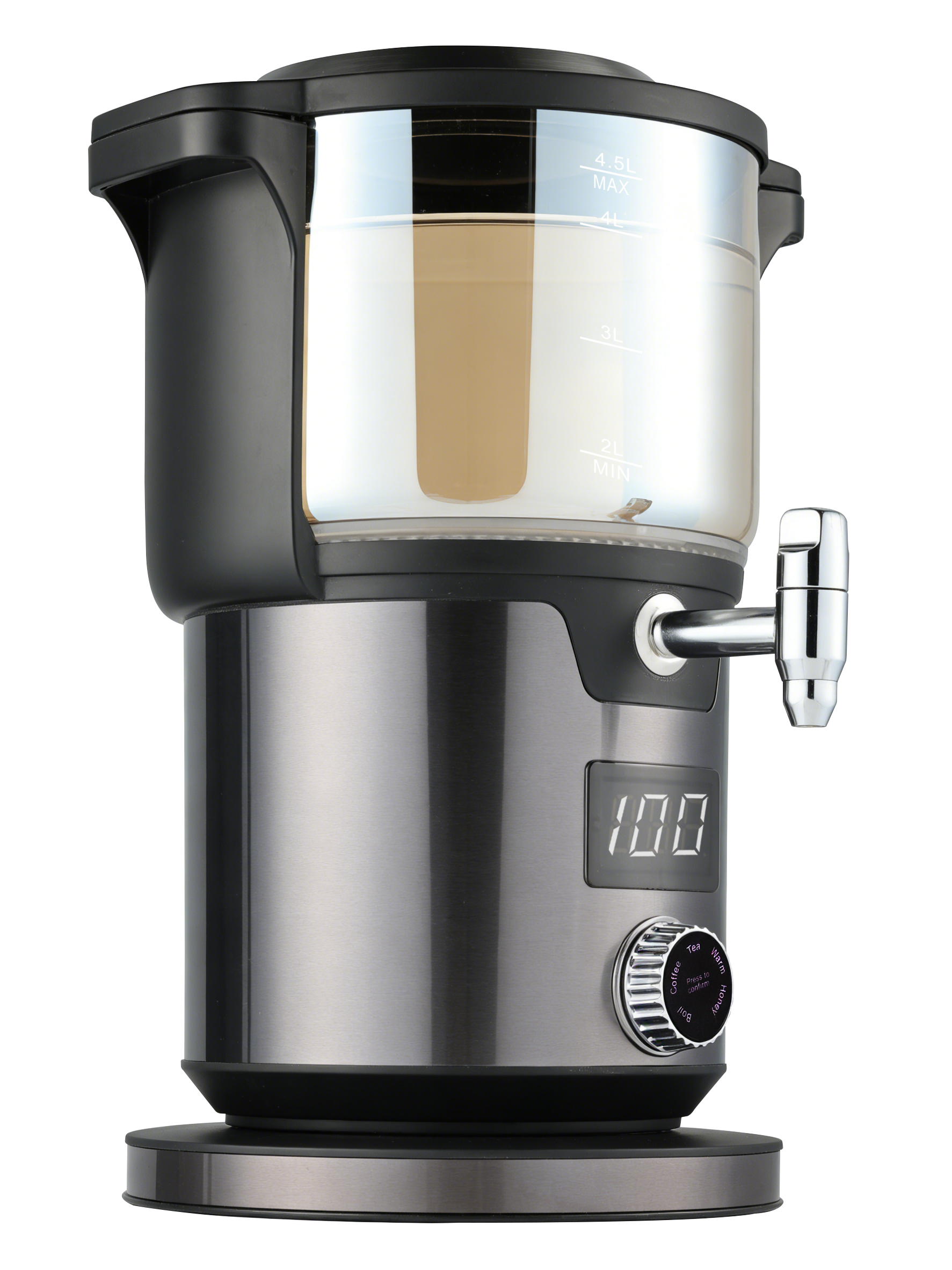 High Quality 5.6l Stainless Steel Samovar Tea Maker Boil Dry Protection Electric Water Kettle Turkey Tea Samovar of Tea Urn