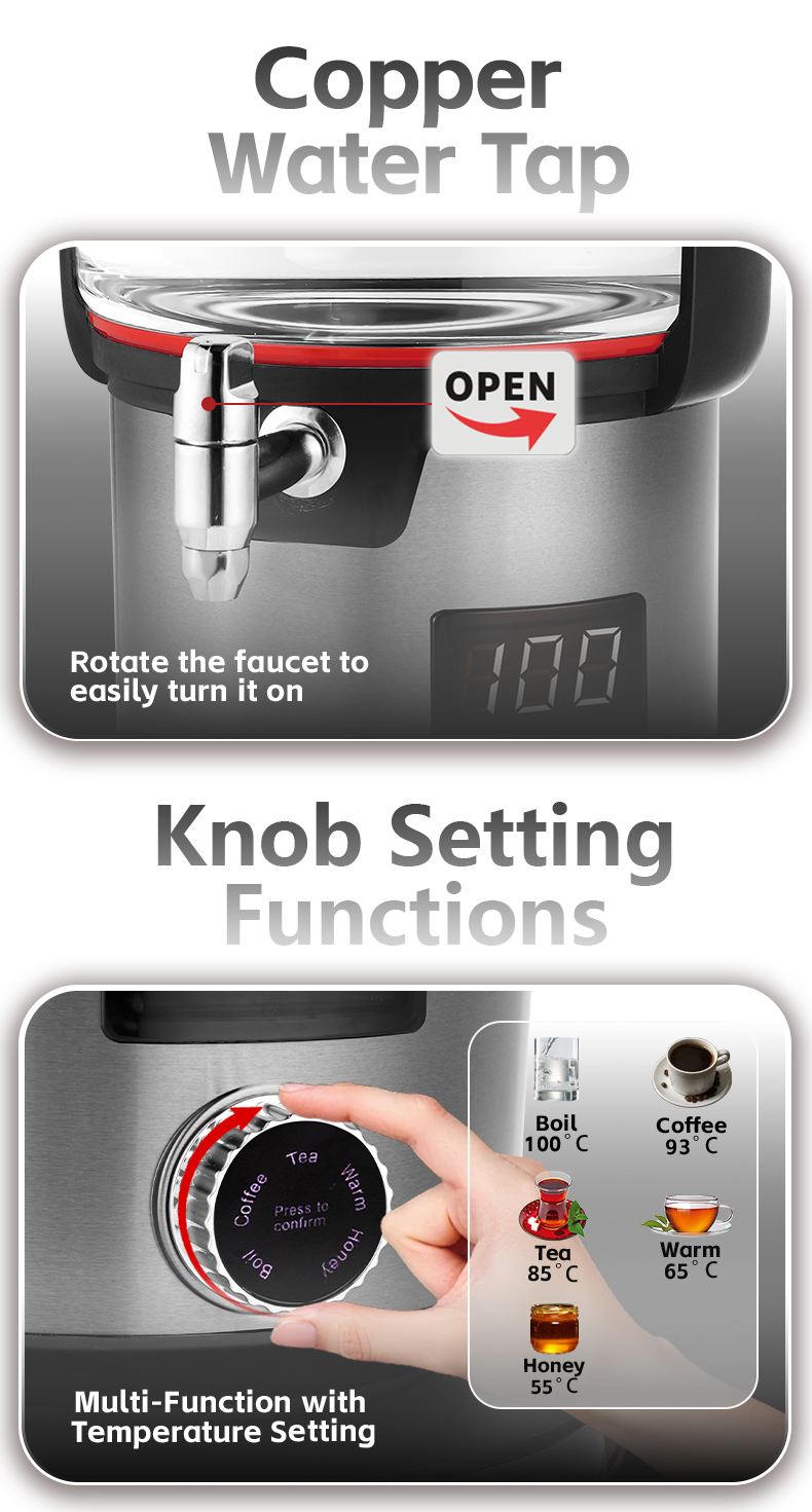 2000w High Power for Fast Boiling