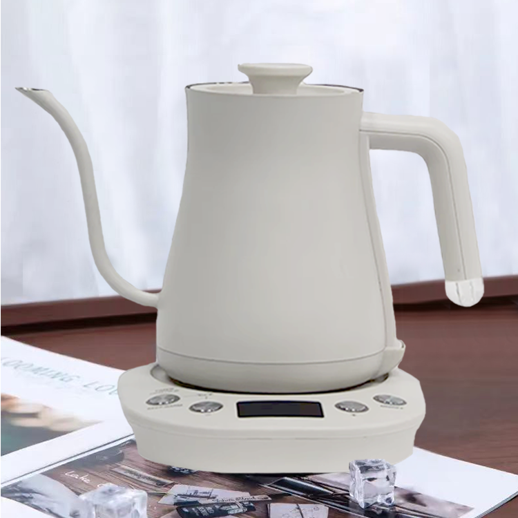 Pour Over Coffee Maker Automatic Adjustable Thermostatic Gooseneck Coffee Electric Kettle With Handle