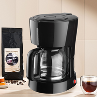 Hot selling Commercial Automatic Black Electric Coffee Machine Pour Over Coffee Maker Espresso Machines Outdoor