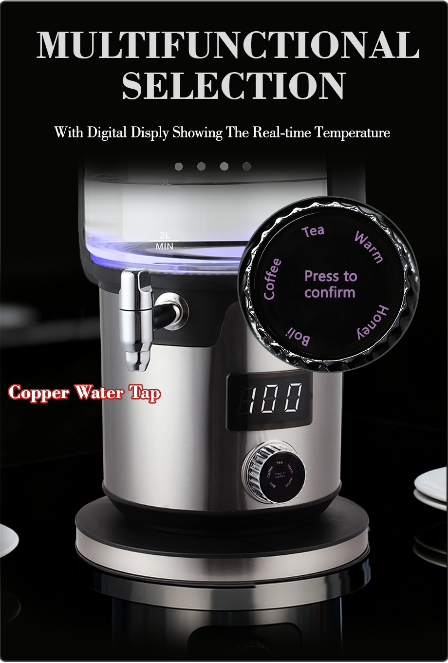 With Digital Display Showing