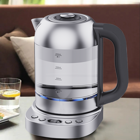 Durable keep Warm High Quality 2.0l Digital Glass Electric Tea Kettle Hot Water Fast Tea Maker Led Light 