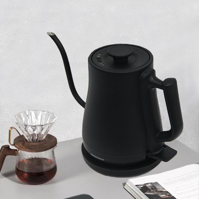Electric Kettle Tea Maker Gooseneck 90 degree Vertical Flow Stainless Steel Drip Kettle For Home Pour Over Coffee Kettie