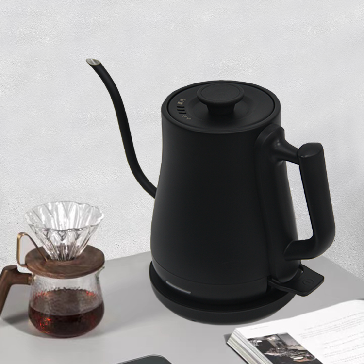 Electric Kettle Tea Maker Gooseneck 90 degree Vertical Flow Stainless Steel Drip Kettle For Home Pour Over Coffee Kettie