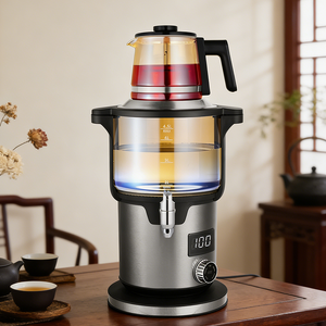 High Quality 5.6l Stainless Steel Samovar Tea Maker Boil Dry Protection Electric Water Kettle Turkey Tea Samovar of Tea Urn