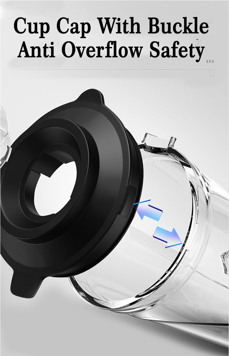 Wholesale 2200W 6Liters Smoothie Blender Ice Crusher Juicer Mixer Commercial Power Blender With Strong 304 Stainless Steel Blade