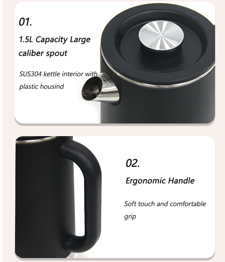 1.5L Capacity Large caliber spout