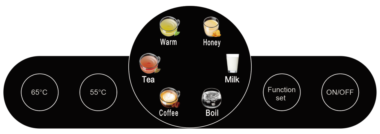 Colorful display tea maker