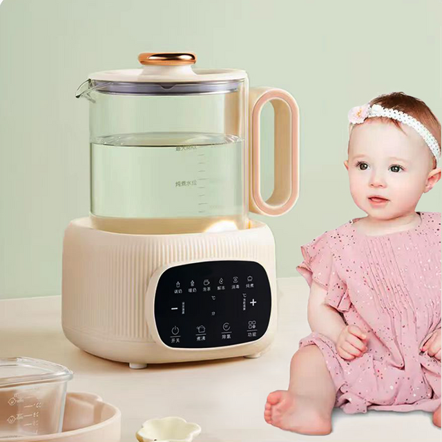 1.3L Capacity Design Baby Bottle Warmer Milk Modulator Machine 3in1 Milk Mixer And Kettle With Chlorine Removal Function