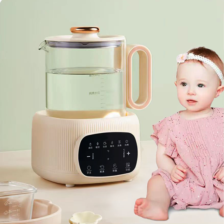 1.3L Capacity Design Baby Bottle Warmer Milk Modulator Machine 3in1 Milk Mixer And Kettle With Chlorine Removal Function