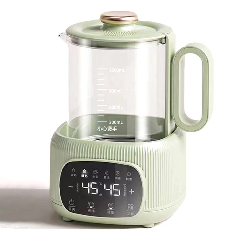 1.3L Capacity Design Baby Bottle Warmer Milk Modulator Machine 3in1 Milk Mixer And Kettle With Chlorine Removal Function