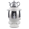 Hot Selling Ceramics Stylish Turkish Tea Pot Set Keep Warm Electrical Russian Persian Turkish Samovar Electric Kettles