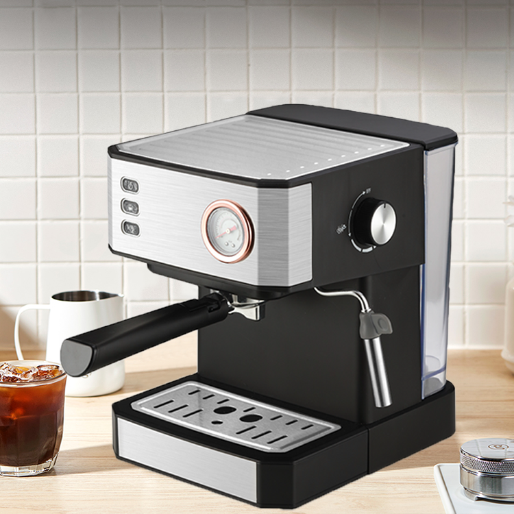 Electric Percolators Steam Coffee Maker Machine Stainless Steel Semi-automatic Espresso Coffee Maker