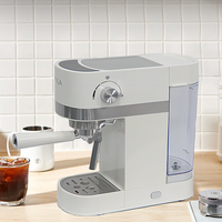 Italian Semi-automatic Electric Household Coffee Maker Espresso Coffee Maker Commercial Grade Machine For Office Home Cafe And Car For Hotels 